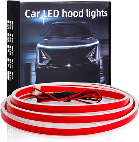 Car Hood Light Exterior Flexible Daytime Running Light Strip