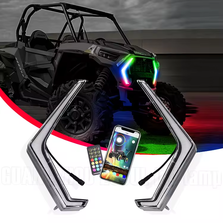 RZR XP 1000 Turn Signal Fang Light with Remote and App Control RGB Chase Light Compatible with 2019-2021 for P-olaris RZR XP